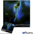 Decal Skin compatible with Sony PS3 Slim Kathy Gold - Love