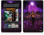 Amazon Kindle Fire (Original) Decal Style Skin - Kathy Gold - Goth Angel 1