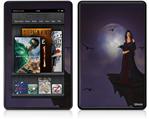 Amazon Kindle Fire (Original) Decal Style Skin - Kathy Gold - Night Of Raven 1