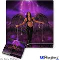 Decal Skin compatible with Sony PS3 Slim Kathy Gold - Goth Angel 1