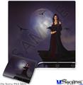 Decal Skin compatible with Sony PS3 Slim Kathy Gold - Night Of Raven 1
