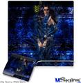 Decal Skin compatible with Sony PS3 Slim Kathy Gold - Scifi