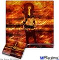 Decal Skin compatible with Sony PS3 Slim Kathy Gold - Scifi 2
