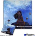 Decal Skin compatible with Sony PS3 Slim Kathy Gold - Warrior Wind