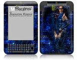 Kathy Gold - Scifi - Decal Style Skin fits Amazon Kindle 3 Keyboard (with 6 inch display)