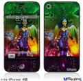 iPhone 4S Decal Style Vinyl Skin - Kathy Gold - Tech Angel 2