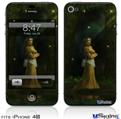 iPhone 4S Decal Style Vinyl Skin - Kathy Gold - The Queen